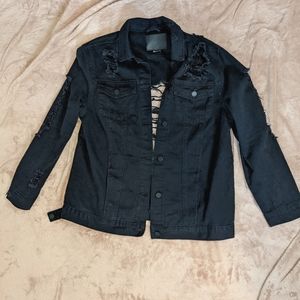 Black Jean Jacket